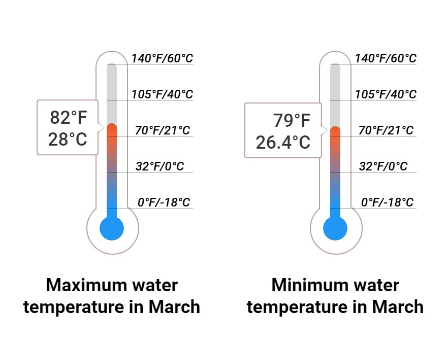 Average Sea temperature